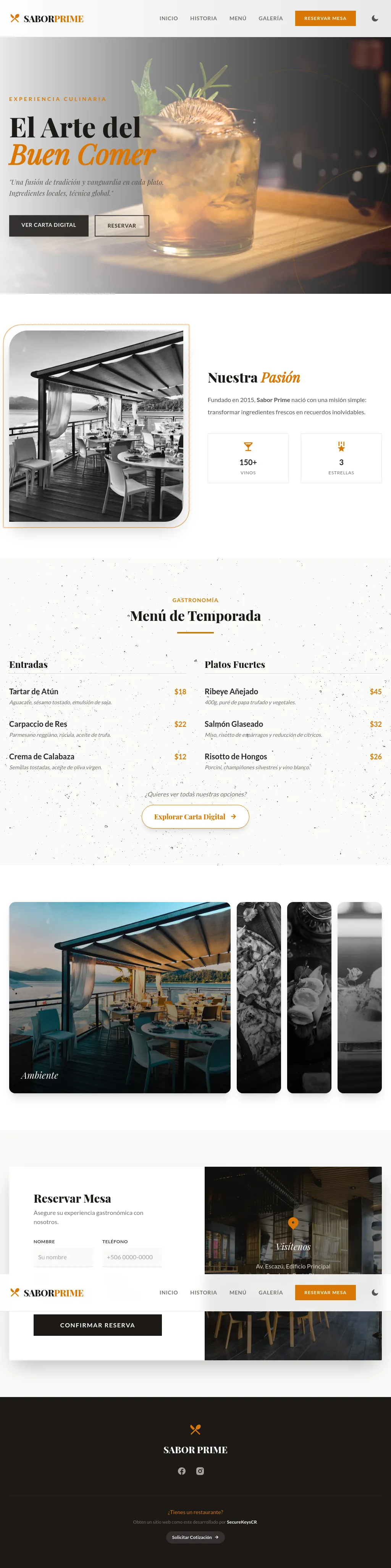 Vista previa de Restaurante Gourmet